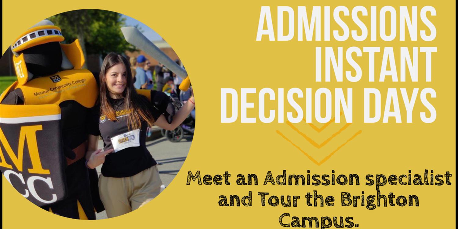 Admissions Instant Decision Days  Image